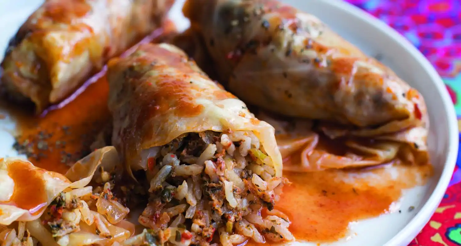 Tomato Sauce - Cabbage Rolls in Tomato and Sumac Sauce